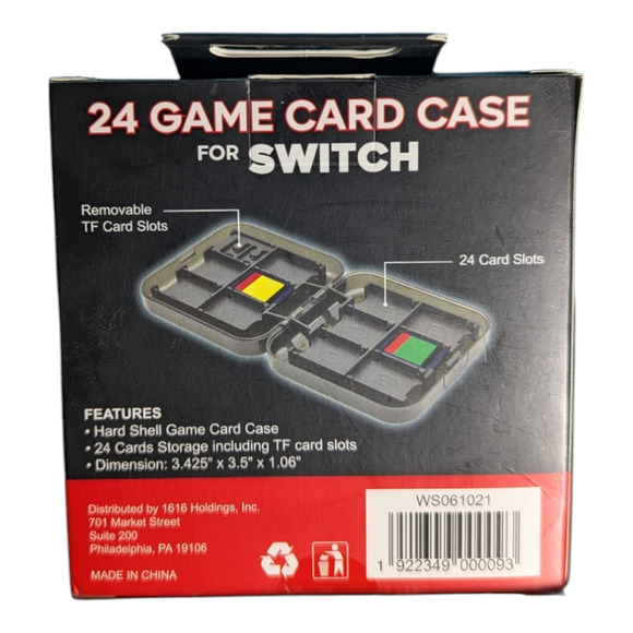 Nintendo Switch Game Card Case Holds 24 NIB Games Not Included - Picture 3 of 4